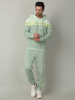 Selfusion - Colorblock Green Co-Ord Set