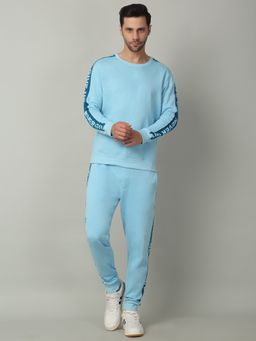 Selfusion - Side-Stripe Blue Co-Ord Set