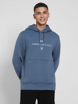 American Eagle - Men Blue Hoodie