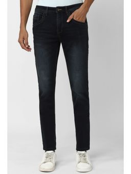 Van Heusen - Men Navy Dark Wash Skinny Fit Jeans