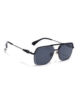 Voyage - Unisex Pillow Grey Lens Black Frame Sunglasses - MG7530 (53)