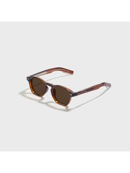 SAM AND MARSHALL - CHAD 400UV Protection Polarized Acetate Brown Lens Sunglasses