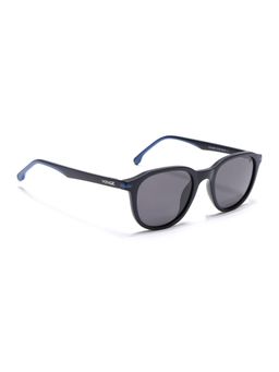 Voyage - Unisex Pillow Grey Lens Black Frame Sunglasses - PMG7397 (50)