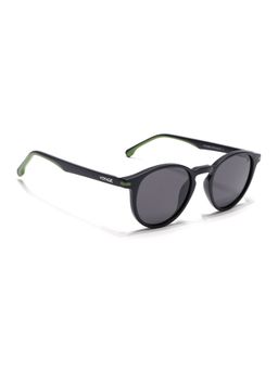 Voyage - Unisex Round Grey Lens Black Frame Sunglasses - PMG7406 (49)