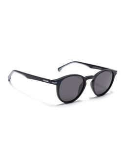 Voyage - Unisex Wayfarer Grey Lens Black Frame Sunglasses - PMG7407 (49)
