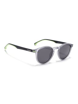 Voyage - Unisex Round Grey Lens Grey Frame Sunglasses - PMG7409 (49)