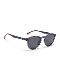 Voyage - Unisex Round Grey Lens Blue Frame Sunglasses - PMG7410 (49)