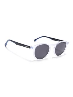 Voyage - Unisex Round Grey Lens Black Frame Sunglasses - PMG7412 (49)