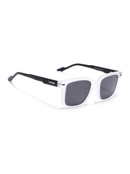 Voyage - Unisex Square Grey Lens Black Frame Sunglasses (51)