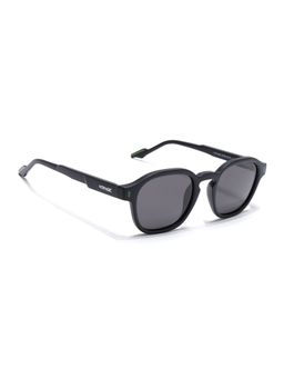 Voyage - Unisex Pillow Grey Lens Black Frame Sunglasses - PMG7422 (49)