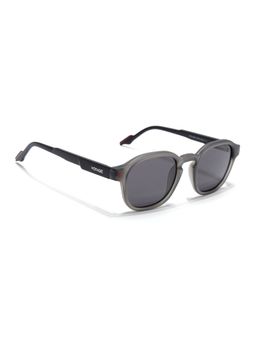 Voyage - Unisex Wayfarer Grey Lens Grey Frame Sunglasses - PMG7424 (49)