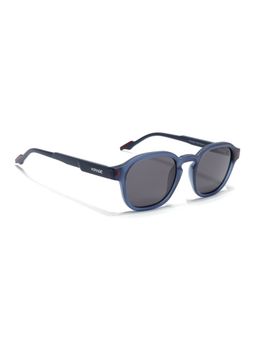 Voyage - Unisex Pillow Grey Lens Blue Frame Sunglasses - PMG7425 (49)
