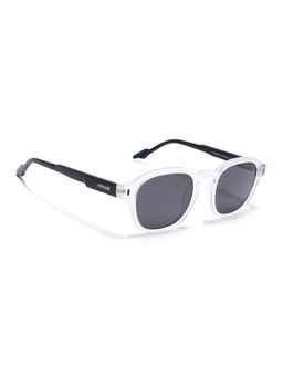 Voyage - Unisex Wayfarer Grey Lens Black Frame Sunglasses - PMG7428 (49)