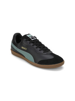 Puma - Unisex King 21 It Black & Green Football Shoes