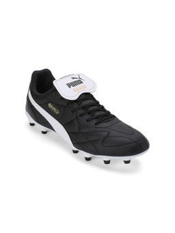 Puma - Unisex King Top Fg/Ag Black & White Football Shoes