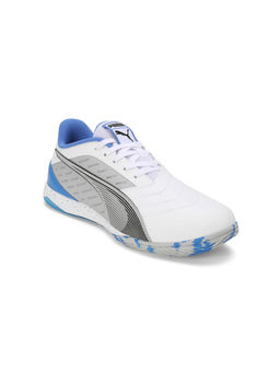 Puma - Unisex Ibero Iv White & Blue Football Shoes