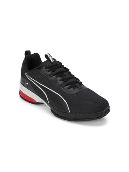 Puma - Men Viz Runner 2 Mesh Fs Black & White Running Shoes