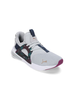 Puma - Women Softride Enzo Evo Blooms Grey Running Shoes