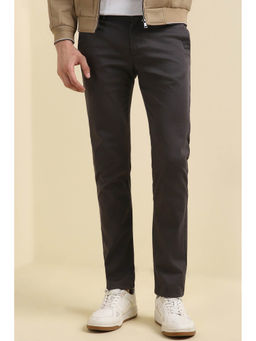 Allen Solly - Men Grey Ultra Slim Fit Casual Trousers