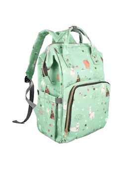 Chinmay Kids - Dog Large Capacity Mother Bag Diaper Backpack with Insulated Bottle Storage Green