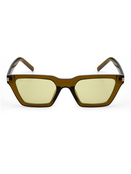 Stood - Green Cat Eye Uv Coating Full Rim Sunglass-Sg-Std0012-C3