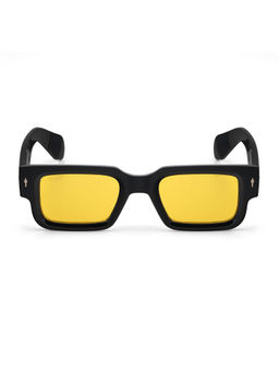 Stood - Yellow Rectangle Uv Coating Full Rim Sunglass-Sg-Std0014-C3