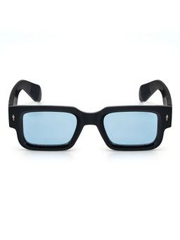 Stood - Blue Rectangle Uv Coating Full Rim Sunglass-Sg-Std0014-C4