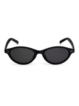 Stood - Black Oval Uv Coating Full Rim Sunglass-Sg-Std0015-C1