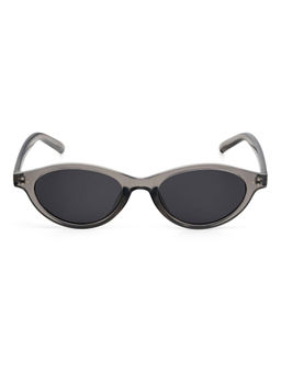 Stood - Black Oval Uv Coating Full Rim Sunglass-Sg-Std0015-C2