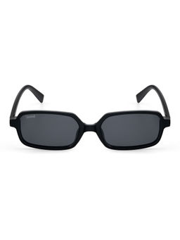 Stood - Black Rectangle Uv Coating Full Rim Sunglass-Sg-Std0018-C1