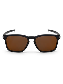 Stood - Brown Square Uv Coating Full Rim Sunglass-Sg-Std0019-C3