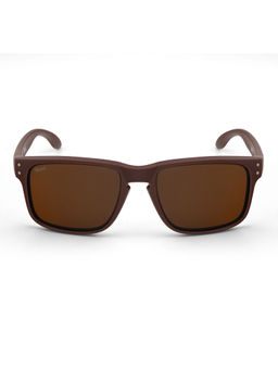 Stood - Brown Square Uv Coating Full Rim Sunglass-Sg-Std0020-C3