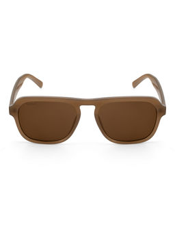 Stood - Brown Square Uv Coating Full Rim Sunglass-Sg-Std0024-C3