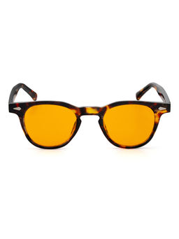 Stood - Yellow Round Uv Coating Full Rim Sunglass-Sg-Std0026-C3