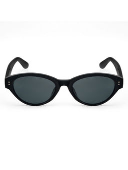 Stood - Black Oval Uv Coating Full Rim Sunglass-Sg-Std0030-C1