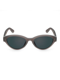 Stood - Black Oval Uv Coating Full Rim Sunglass-Sg-Std0030-C2