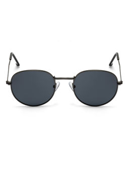 Stood - Black Round Uv Coating Full Rim Sunglass-Sg-Std0032-C1