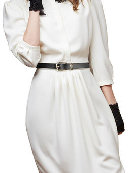 Tommy Hilfiger - Women Odette Solid Black Belt