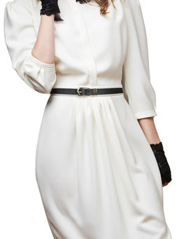 Tommy Hilfiger - Women Manen Solid Black Belt