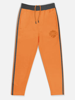 HELLCAT - Trendy Orange Solid Track pant