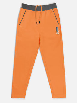 HELLCAT - Trendy Orange Solid Track pant