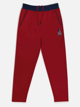 HELLCAT - Trendy Maroon Solid Track pant