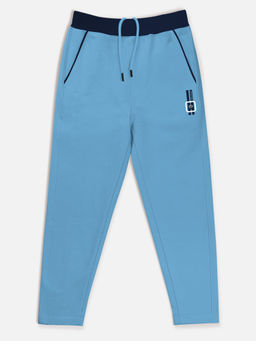 HELLCAT - Trendy Blue Solid Track pant