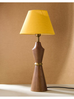 Fabindia - Yellow Cotton Basix Tapered Drum Lampshade
