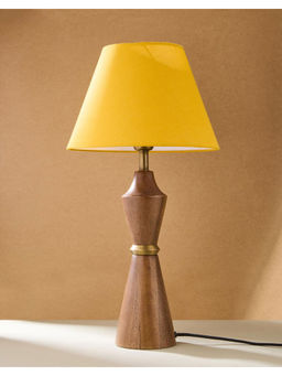 Fabindia - Yellow Cotton Basix Tapered Drum Lampshade