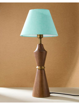 Fabindia - Green Cotton Basix Tapered Drum Lampshade