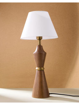 Fabindia - White Cotton Basix Tapered Drum Lampshade