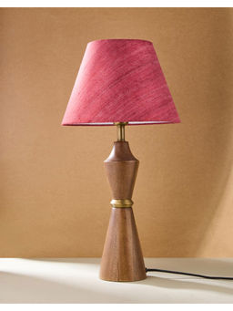 Fabindia - Red Cotton Basix Tapered Drum Lampshade