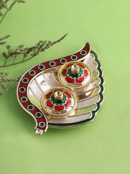 AAPNO RAJASTHAN - Elegant and Traditional Leaf Roli Chawal Thali