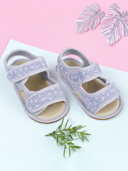 Baby Moo - Triangle Comfortable Anti-skid Floater Sandals - Grey